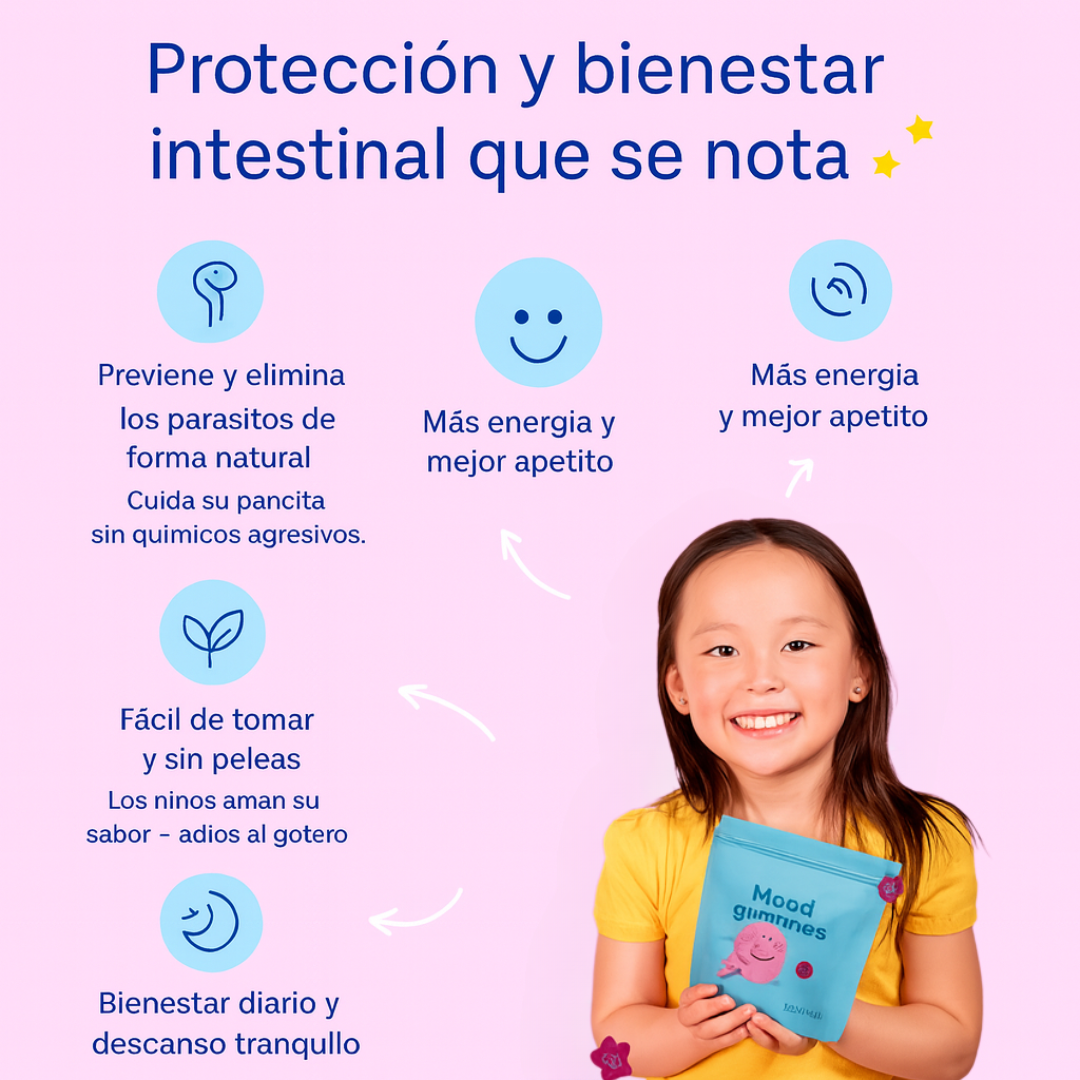 SmartKidz™ Gomitas Antiparasitarias - Oferta 2X1-